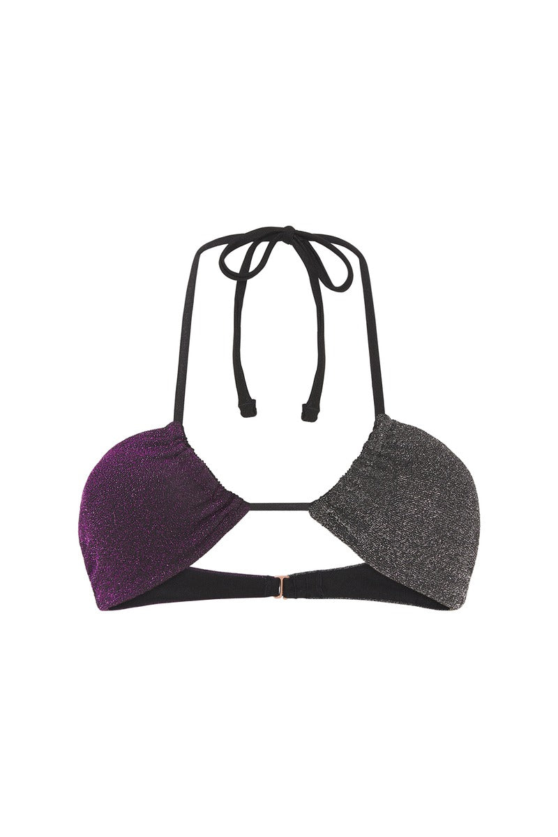 Camille Top in Plum Shimmer - ghost