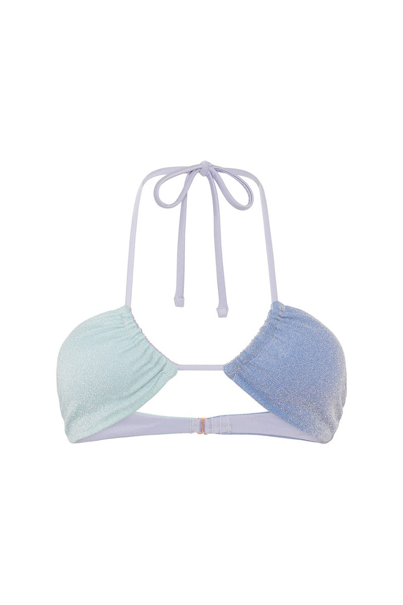 Camille Top in Sky Shimmer - ghost