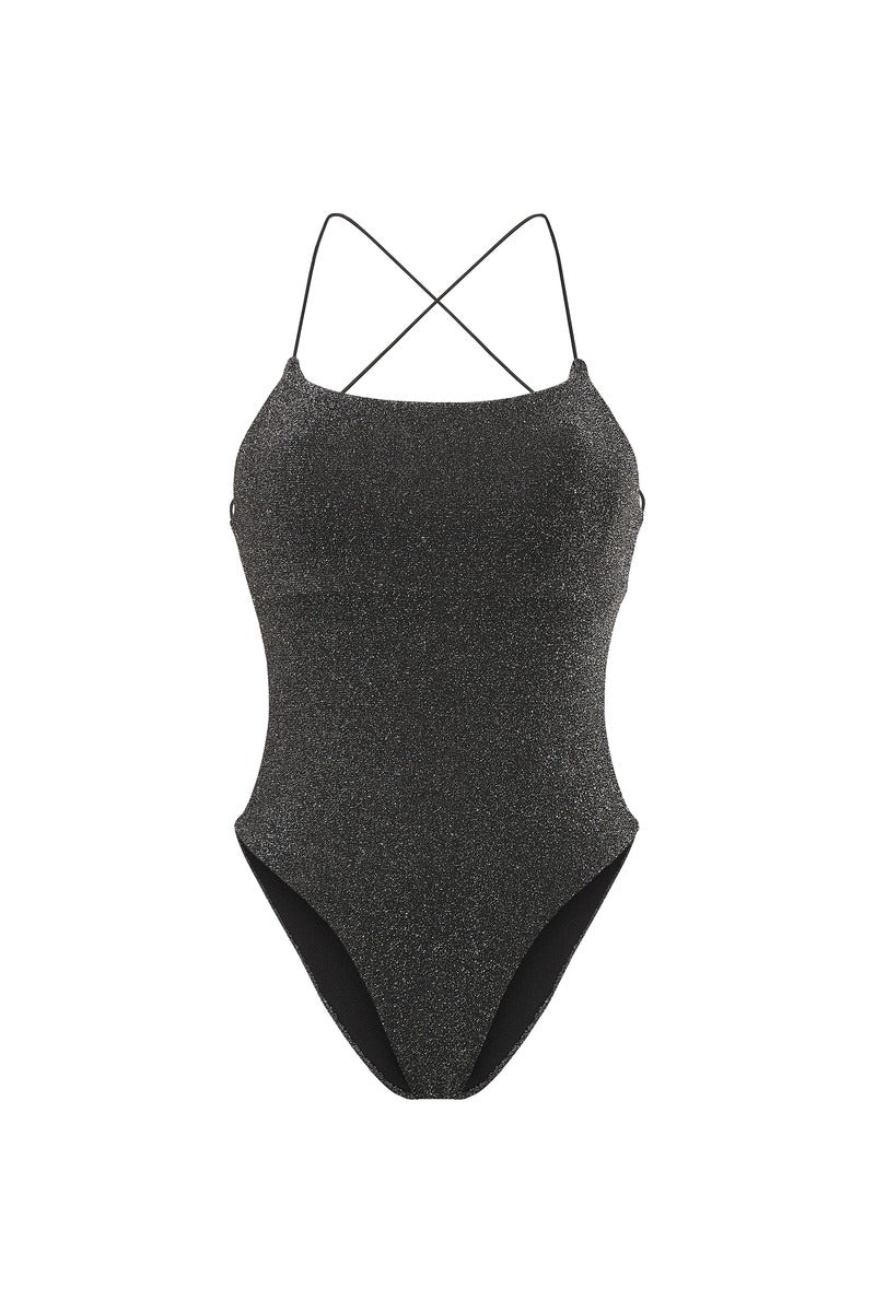 Remi Micro One-Piece in Midnight Shimmer - ghost