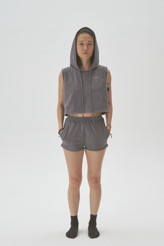 Frankie Crop Hoodie Top